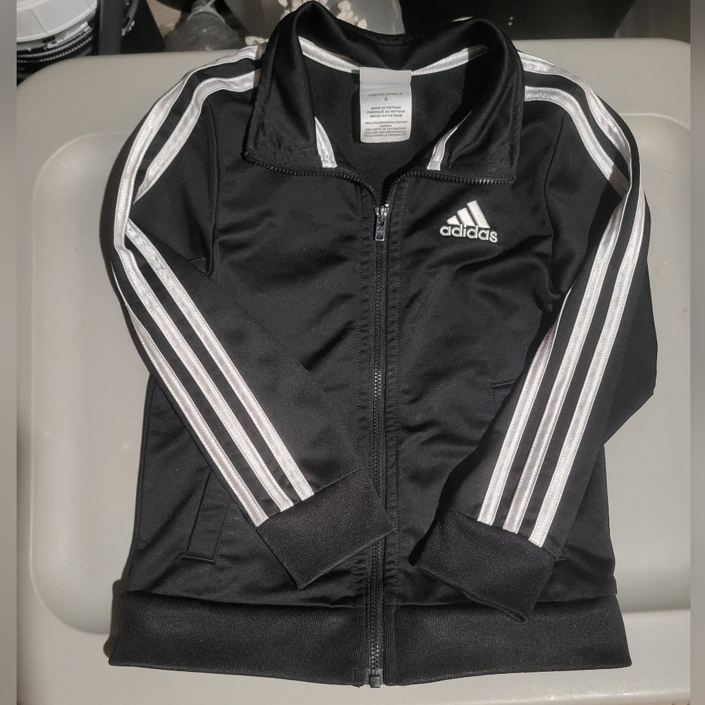 Adidas 3-stripe zip up jacket